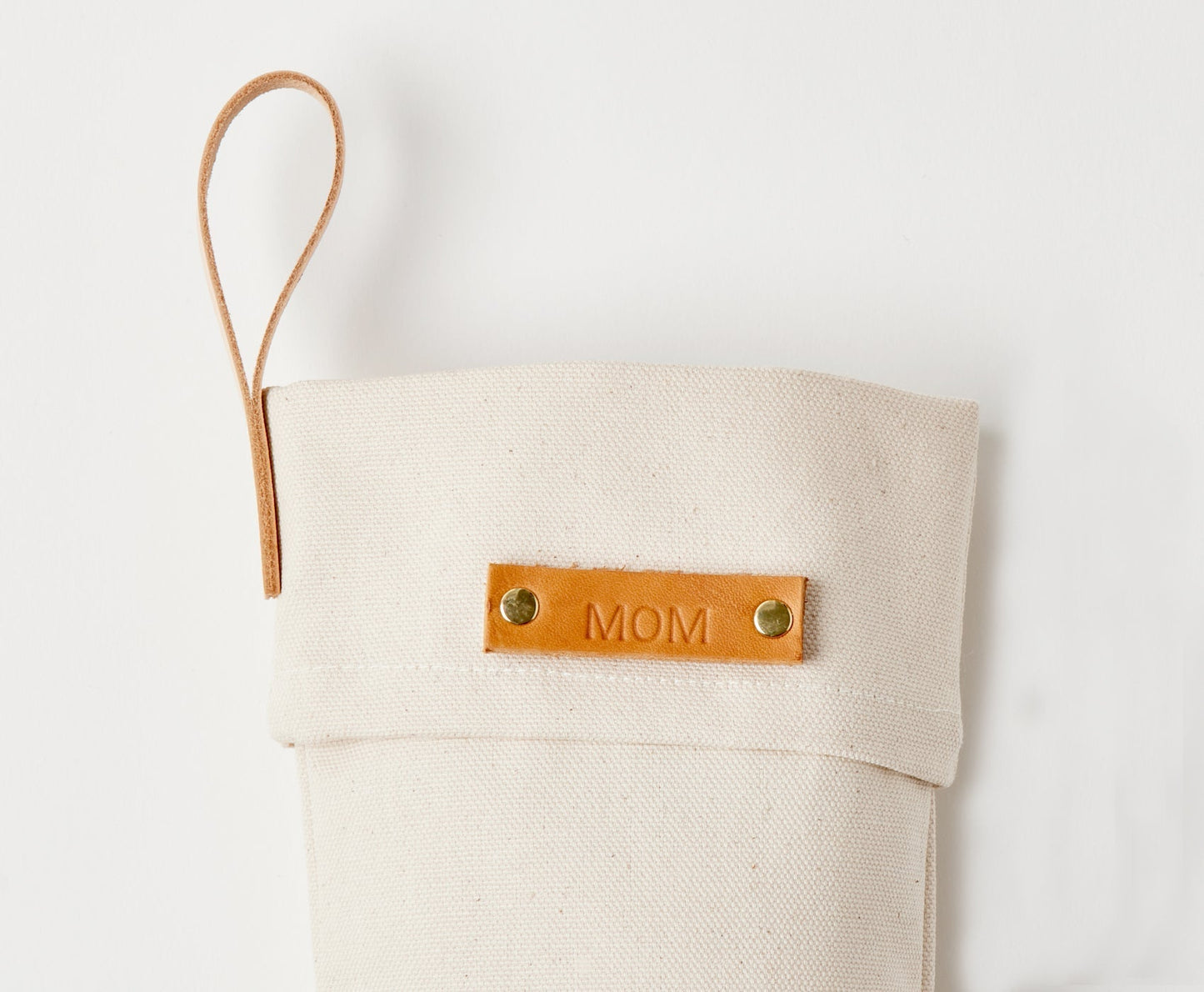 Cotton Stocking- Personalized or Plain - celina mancurti - Christmas stocking - Customized Word - -Christmas in neutrals