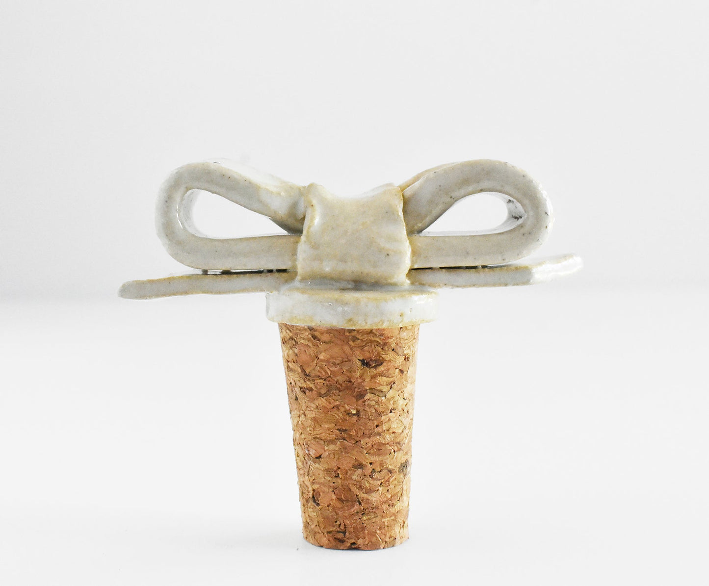 Glazed Stoneware Bottle Topper
