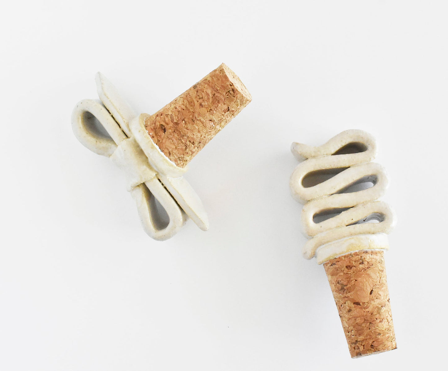 Glazed Stoneware Bottle Topper