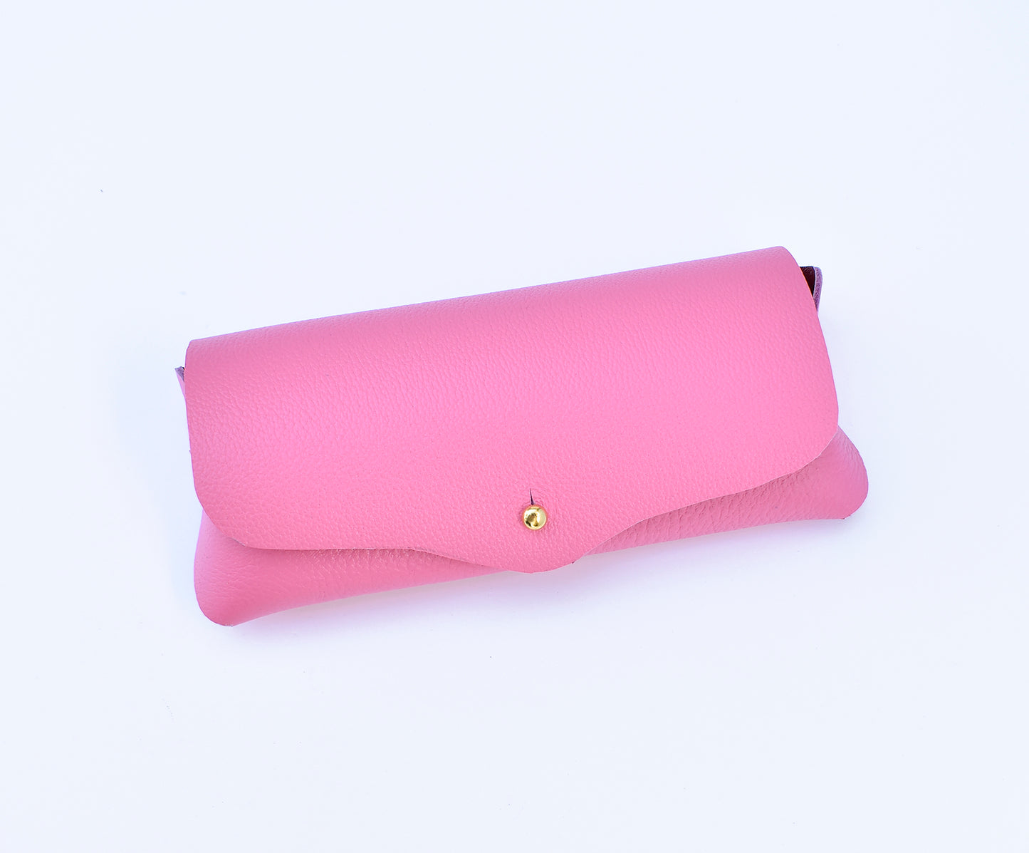 Leather Eyeglasses Case- PINK