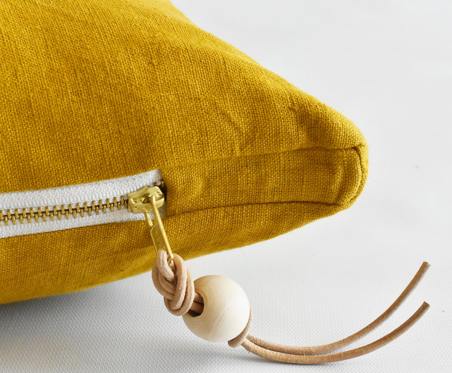 Long Lumbar Pillow Pure Linen