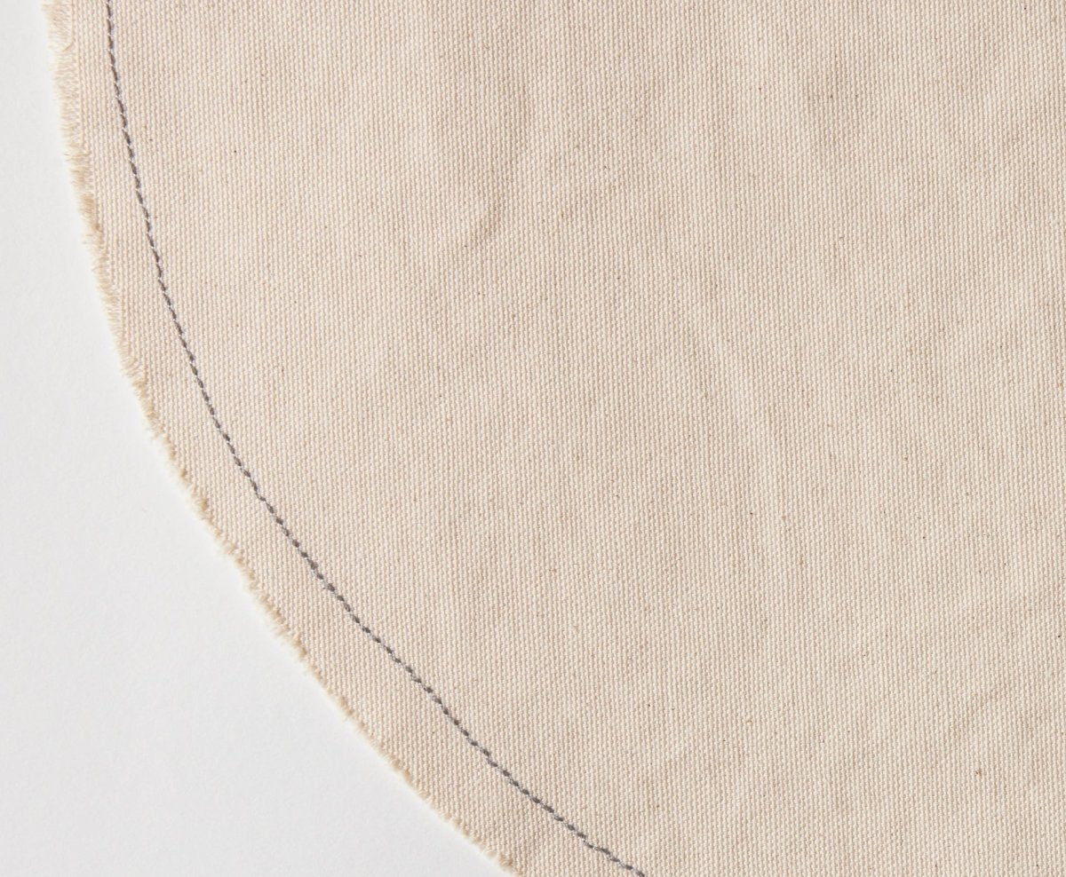 Round Placemats- Set of 2 - celina mancurti - Placemats - Grey - -100% Cotton