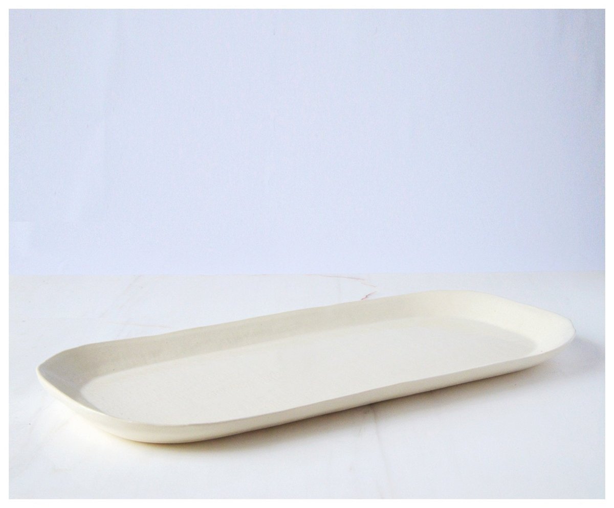 The Imperfect Platter- HandMade - celina mancurti - Serving platter - -porcelain serving platter