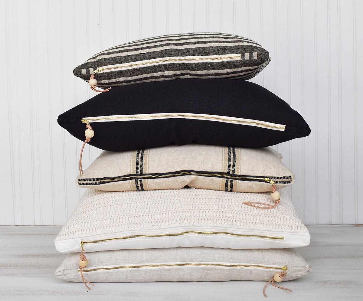 Oatmeal Washed Linen Pillow