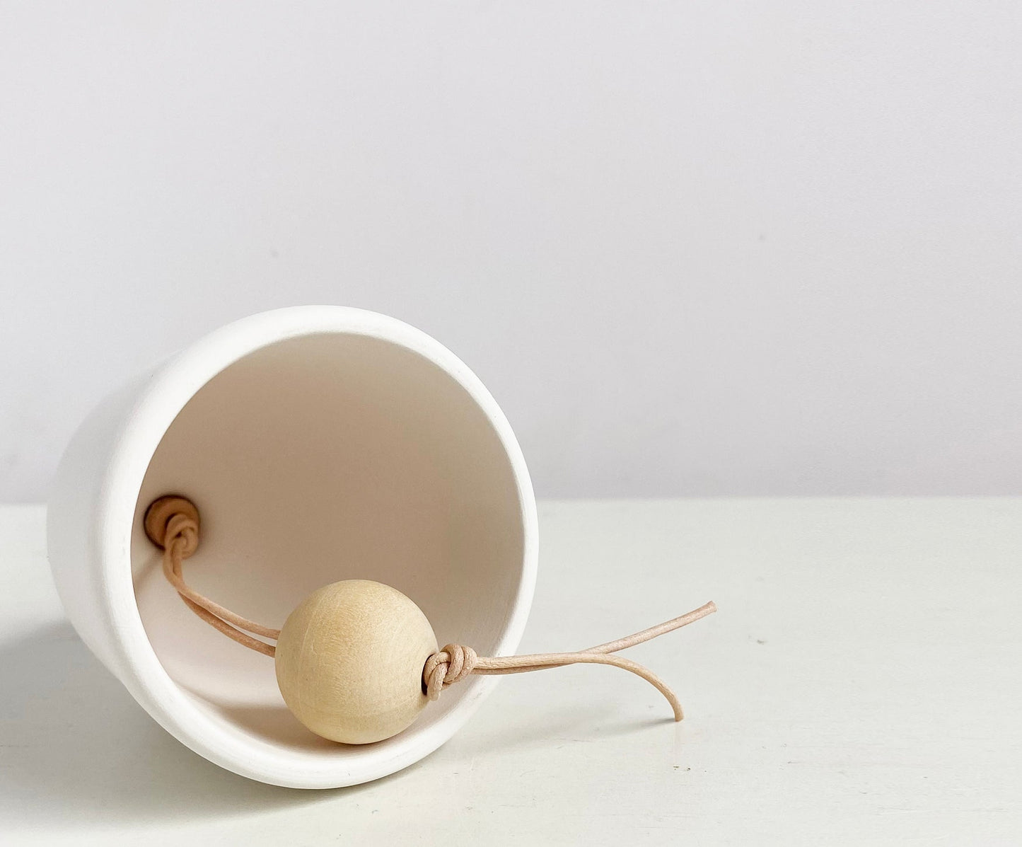White Bell Ornament - celina mancurti - Christmas Ornaments - -celina mancurti