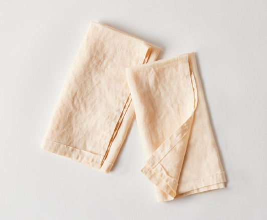 Anita Linen Napkin- Nude - celina mancurti - napkins - -set of 2