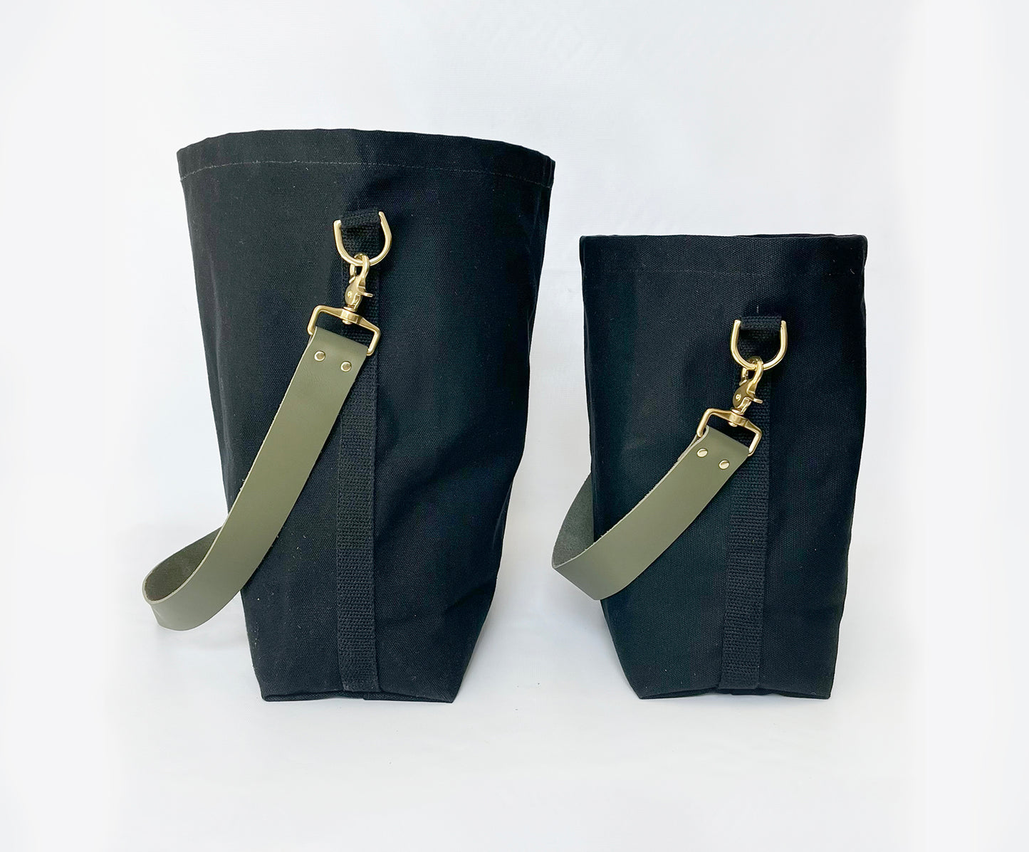 Bag Leather Strap Army