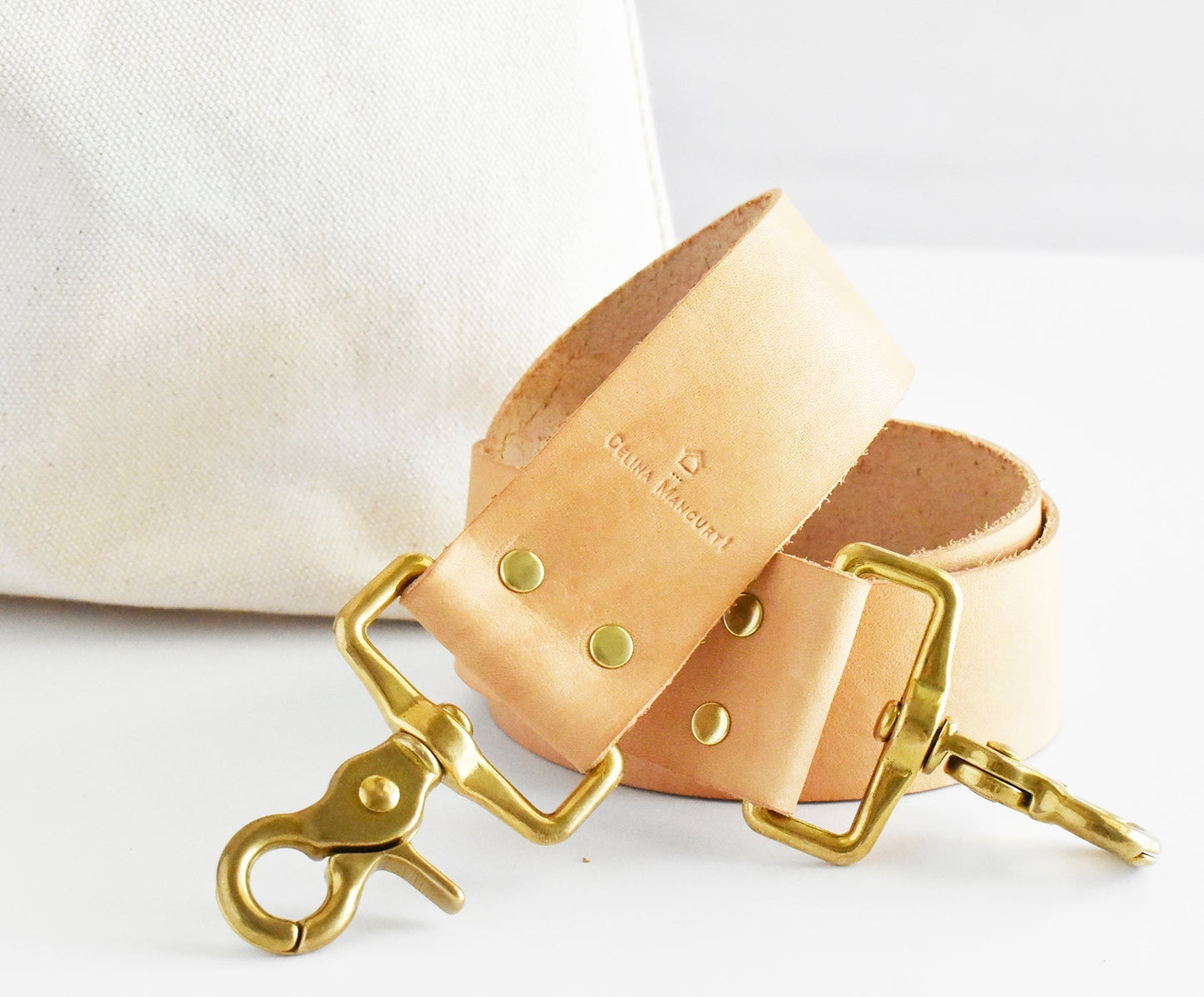 Bag Leather Strap Tan