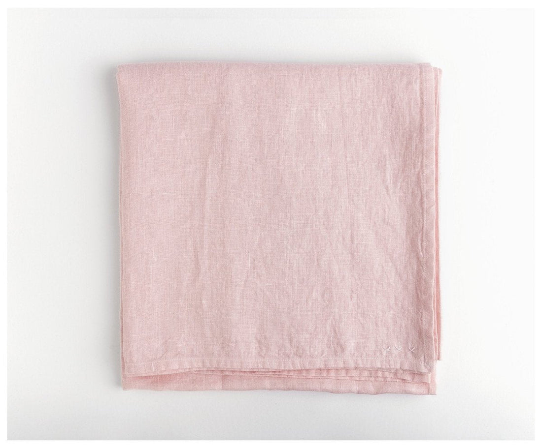 Light Pink Linen Tablecloth – celina mancurti