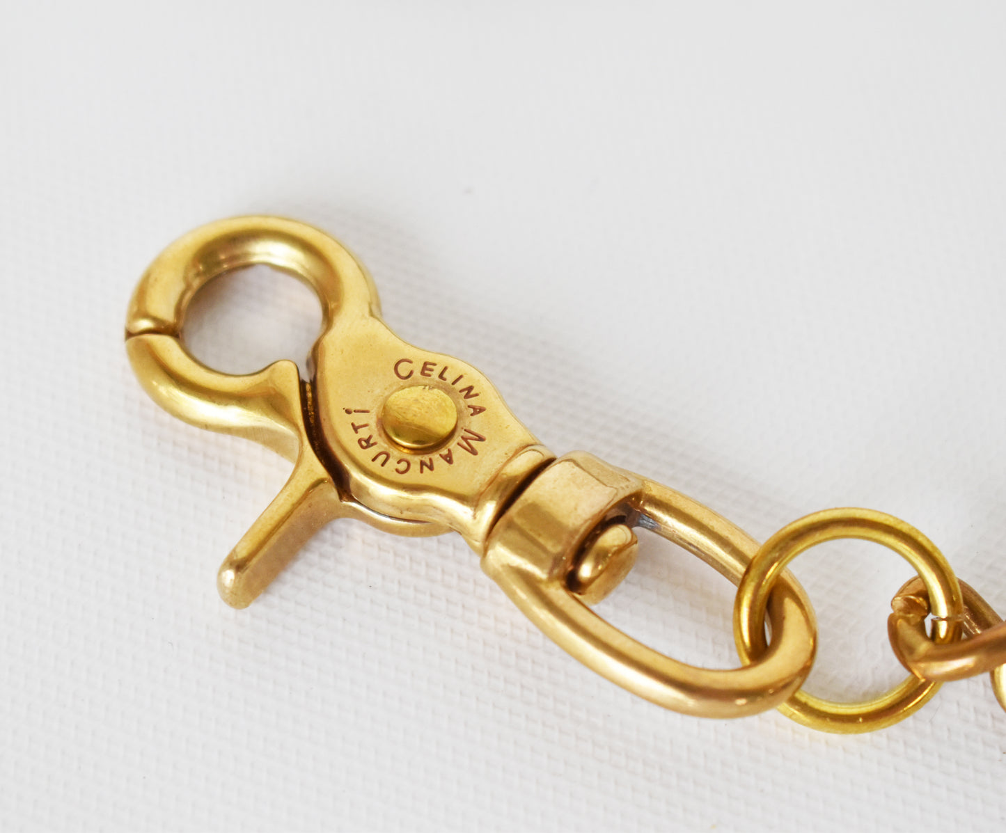 FINAL SALE- Brass Chain Strap