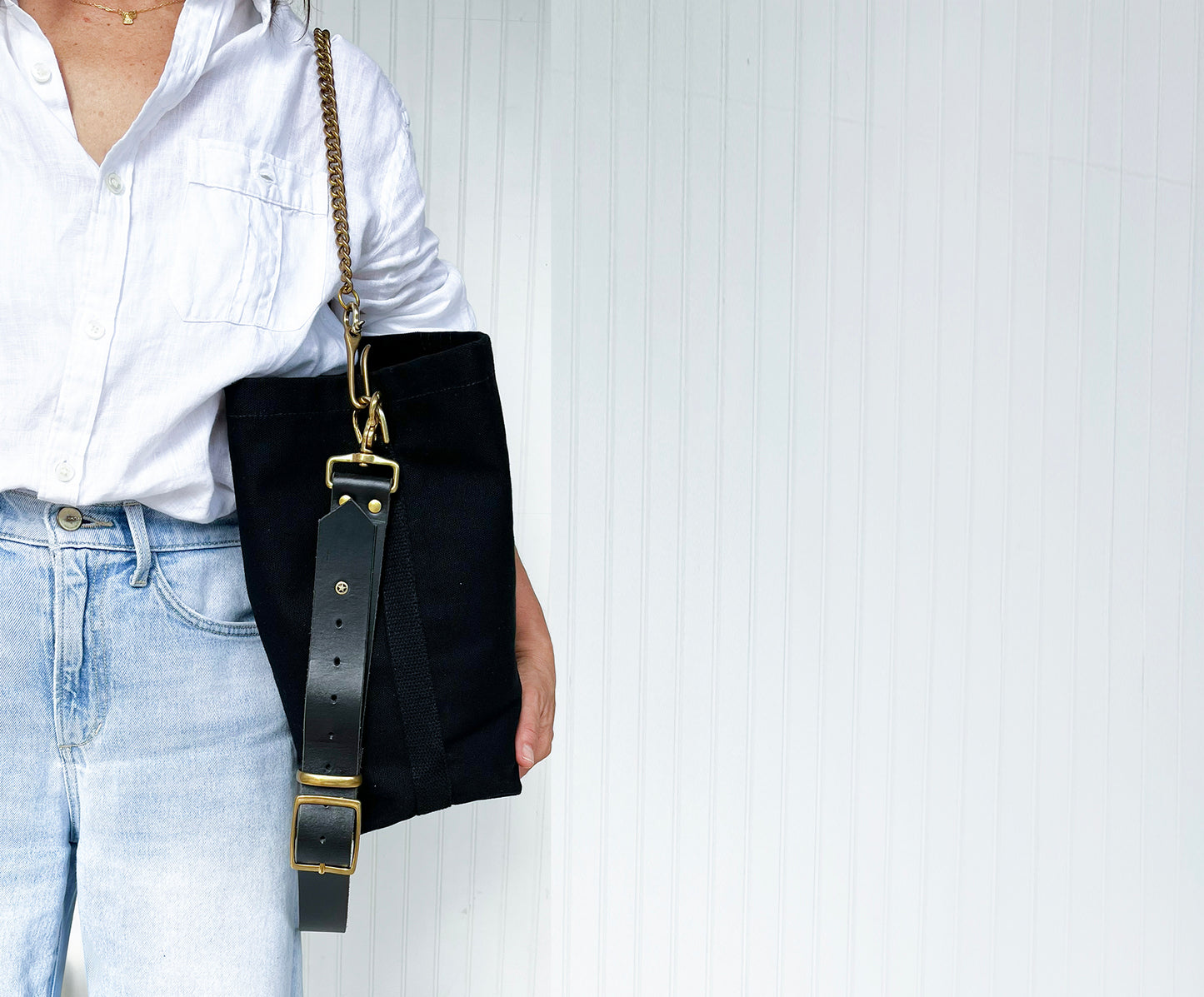FINAL SALE- Brass Chain Strap