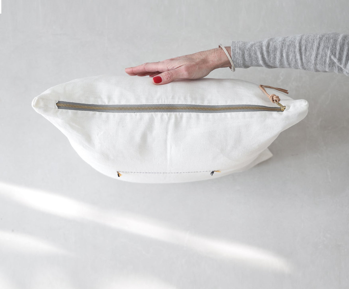 Cielo Linen Pillows - Off-White