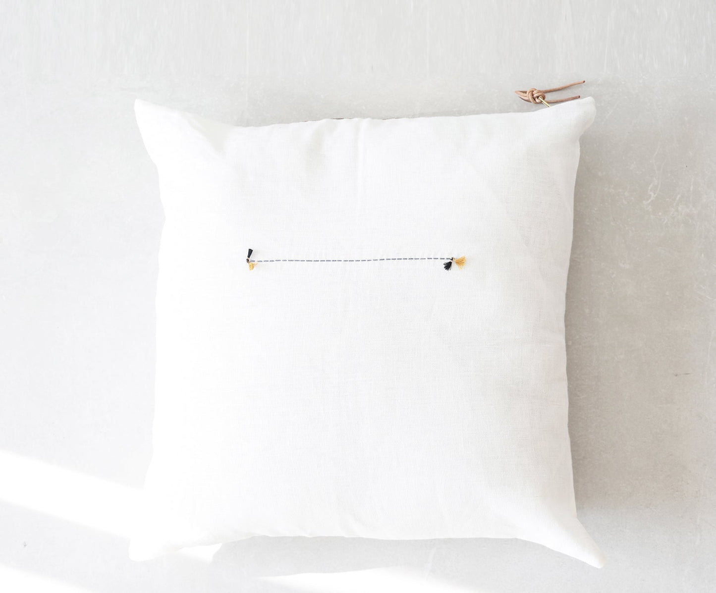 Cielo Linen Pillows - Off-White - celina mancurti - pillow - Cover + Insert - -Family-friendly pillow