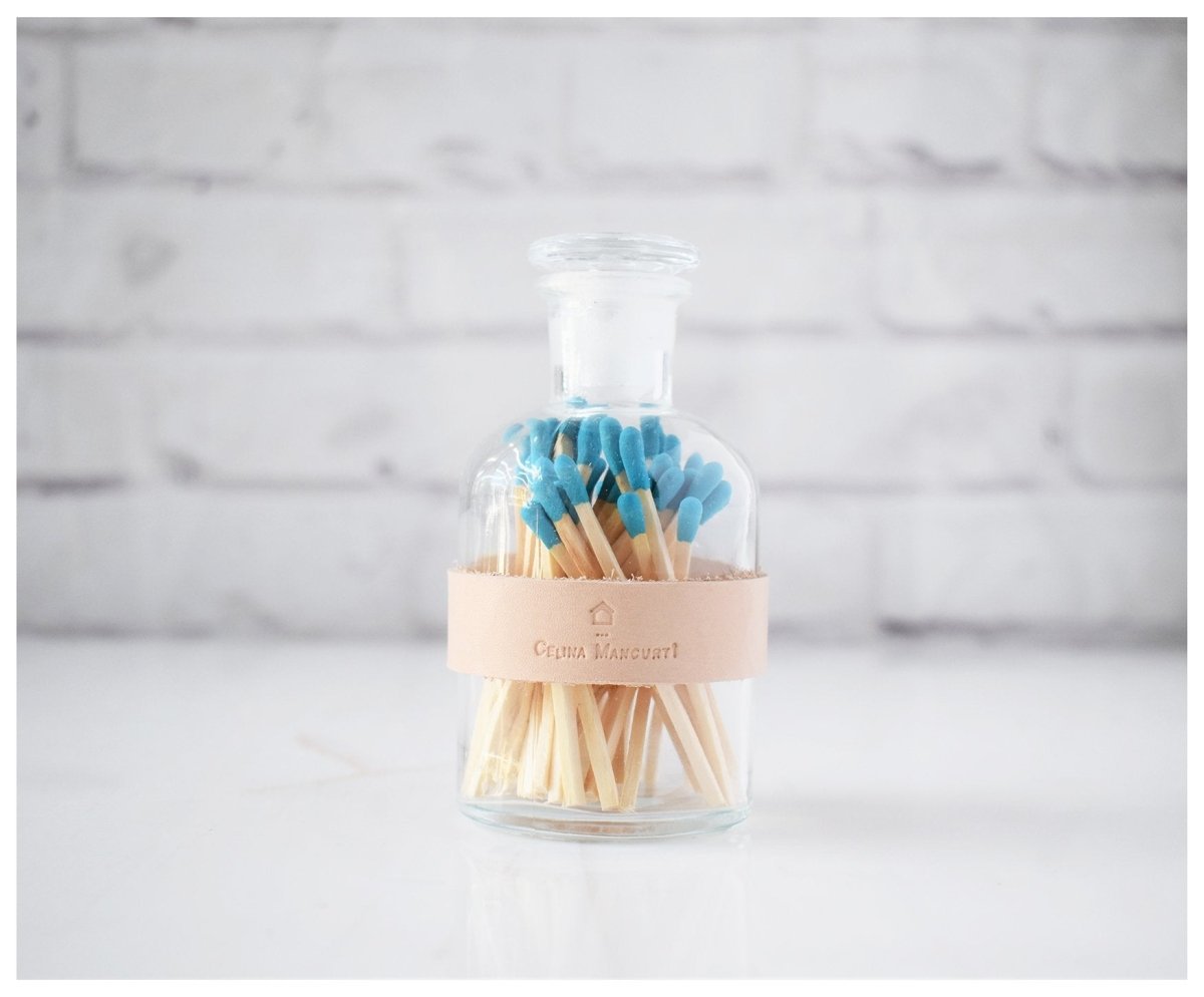 Colored Matches - Blue Tip - celina mancurti - matches - -free shipping to USA