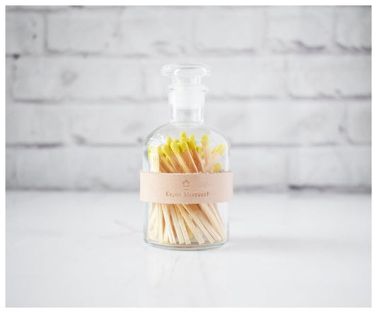 Colored Matches - Yellow Tip - celina mancurti - matches - -free shipping to USA