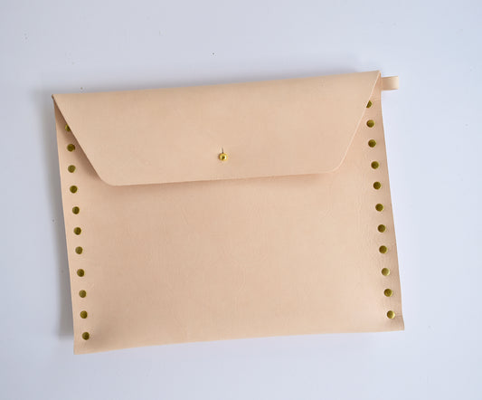 Heart Leather Clutch