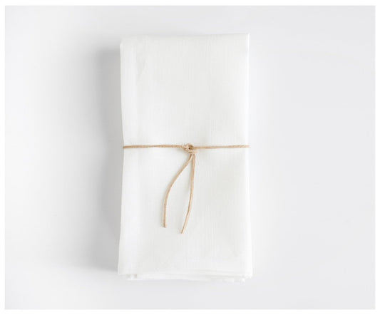 Heirloom Napkins - Off-white Linen - celina mancurti - napkins - -set of 4