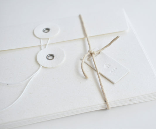 Ivory Paper Envelopes- Set of 6