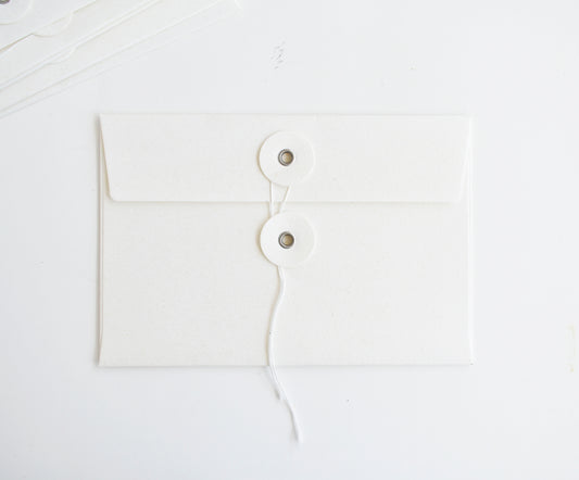 Ivory Paper Envelopes- Set of 6