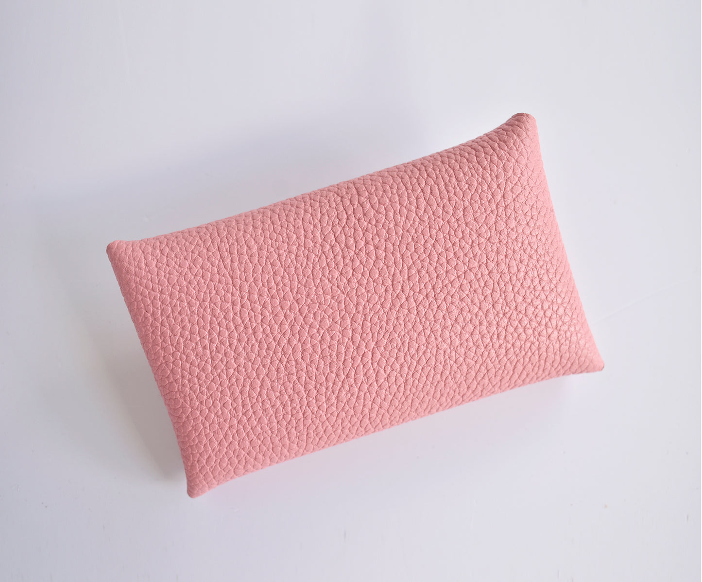 Leather Card Holder- Rose/Caramel