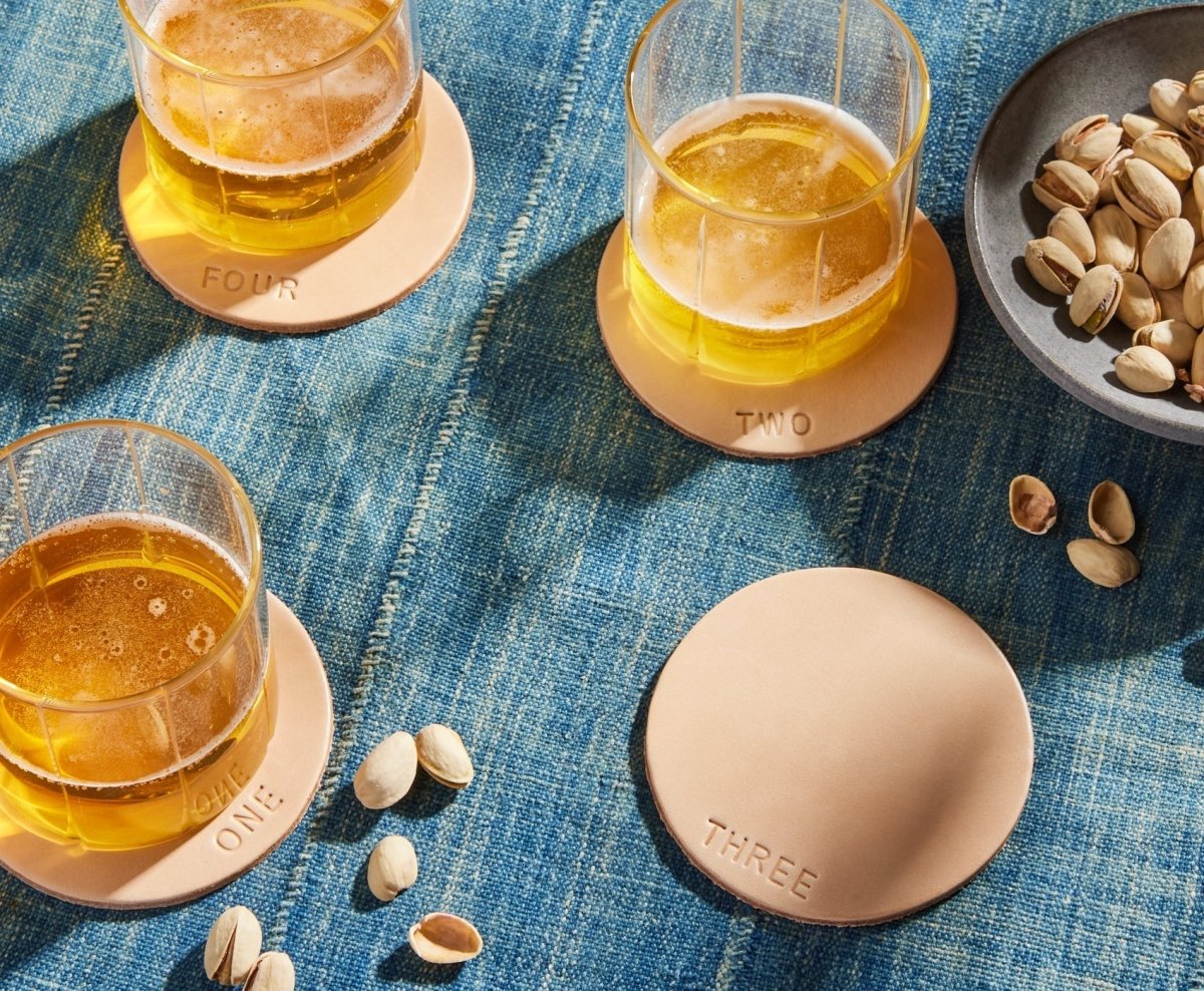 Celina Mancurti Leather Coasters - Thumbnail 2