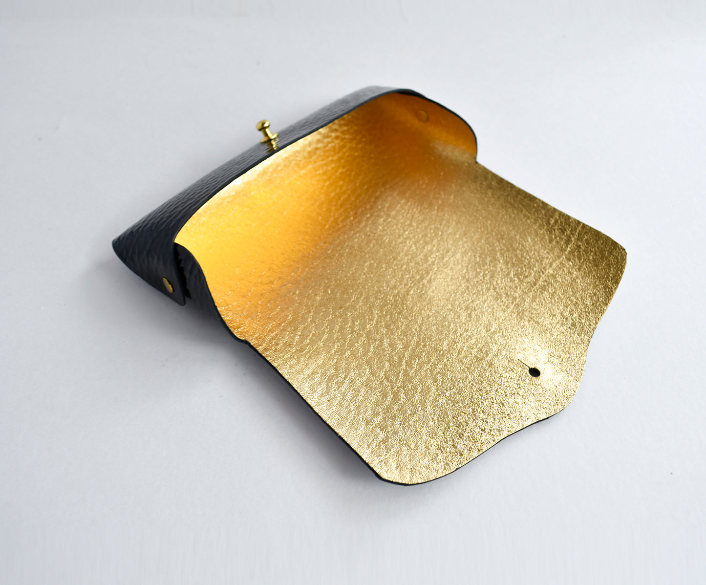 Leather Eyeglasses Case- BLACK