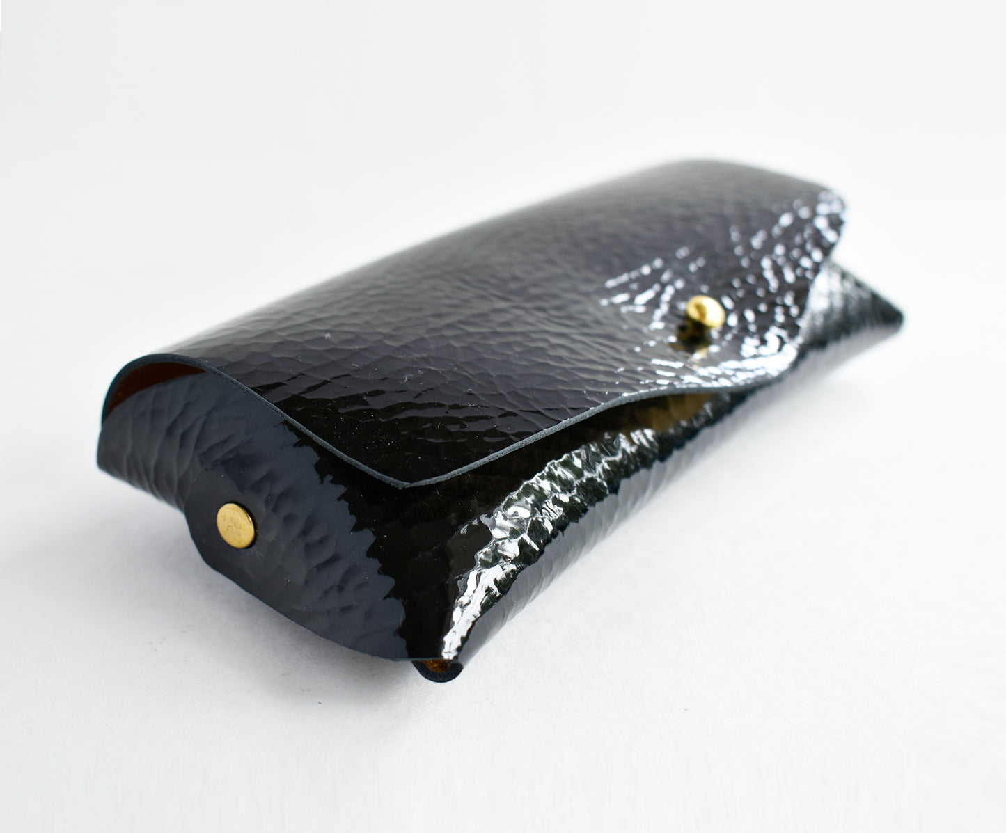 Leather Eyeglasses Case- BLACK