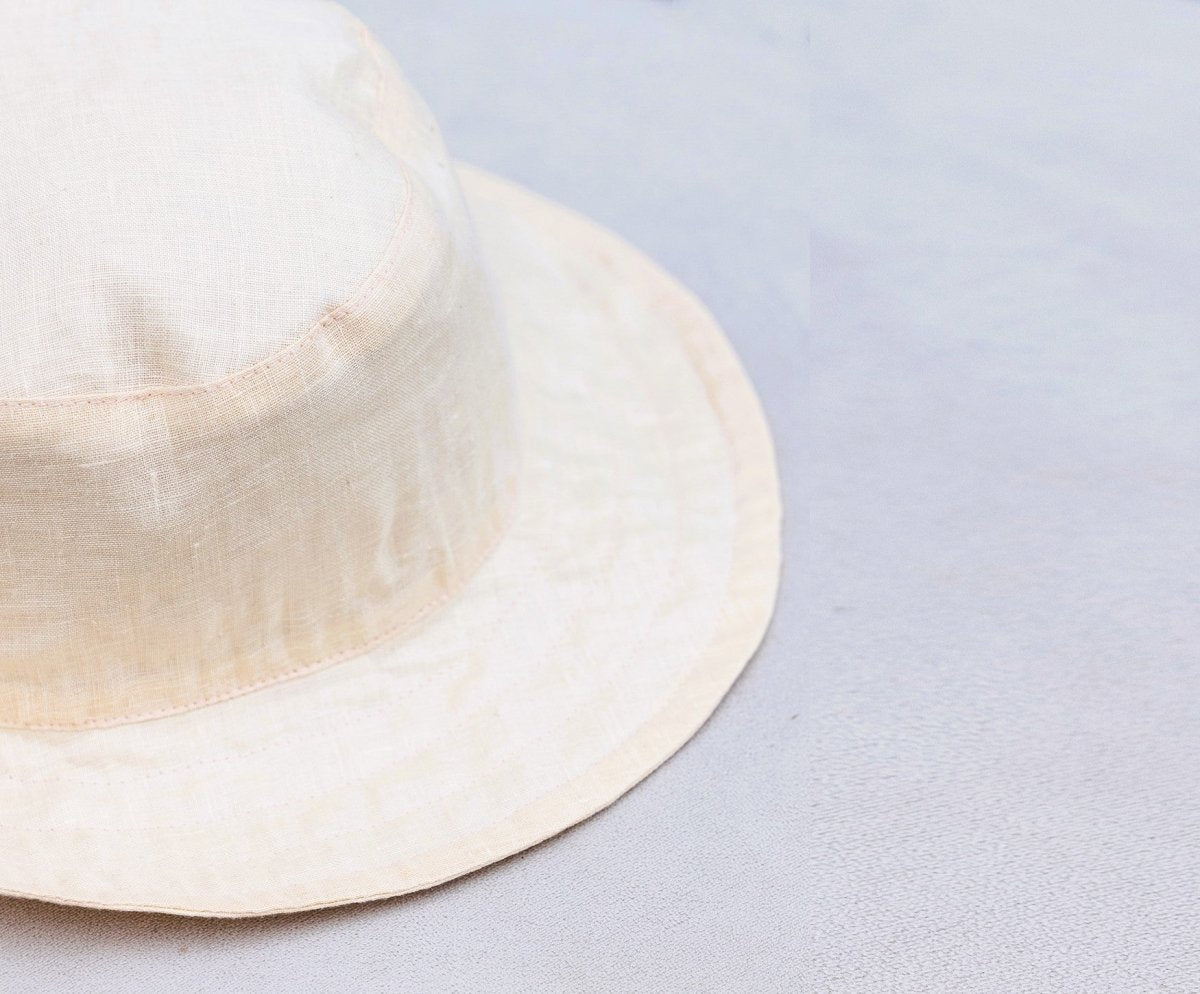 Linen Bucket Hat - celina mancurti - Hat - Nude - -Pick Your Color
