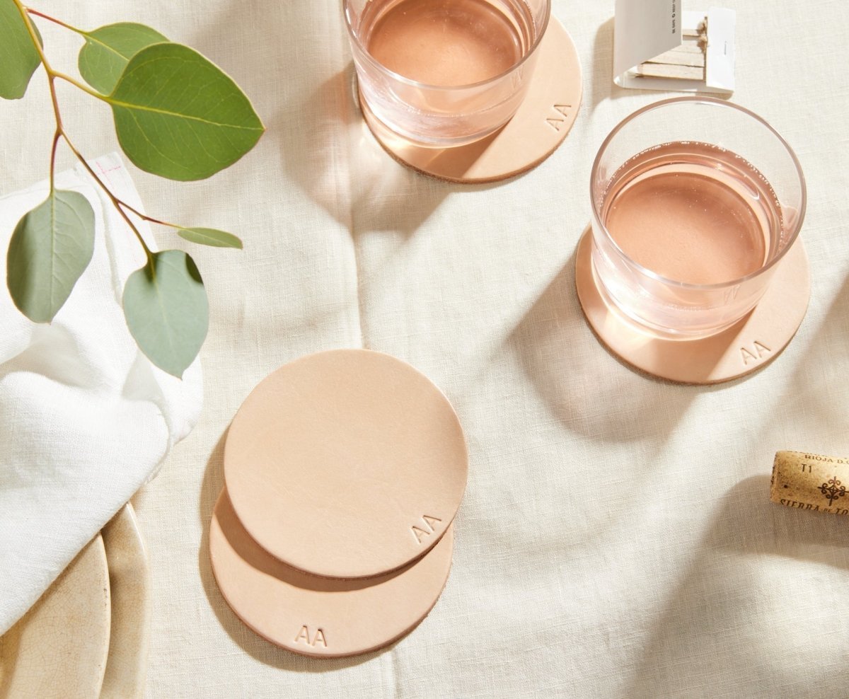 Celina Mancurti, LLC Leather Coasters - Thumbnail 3
