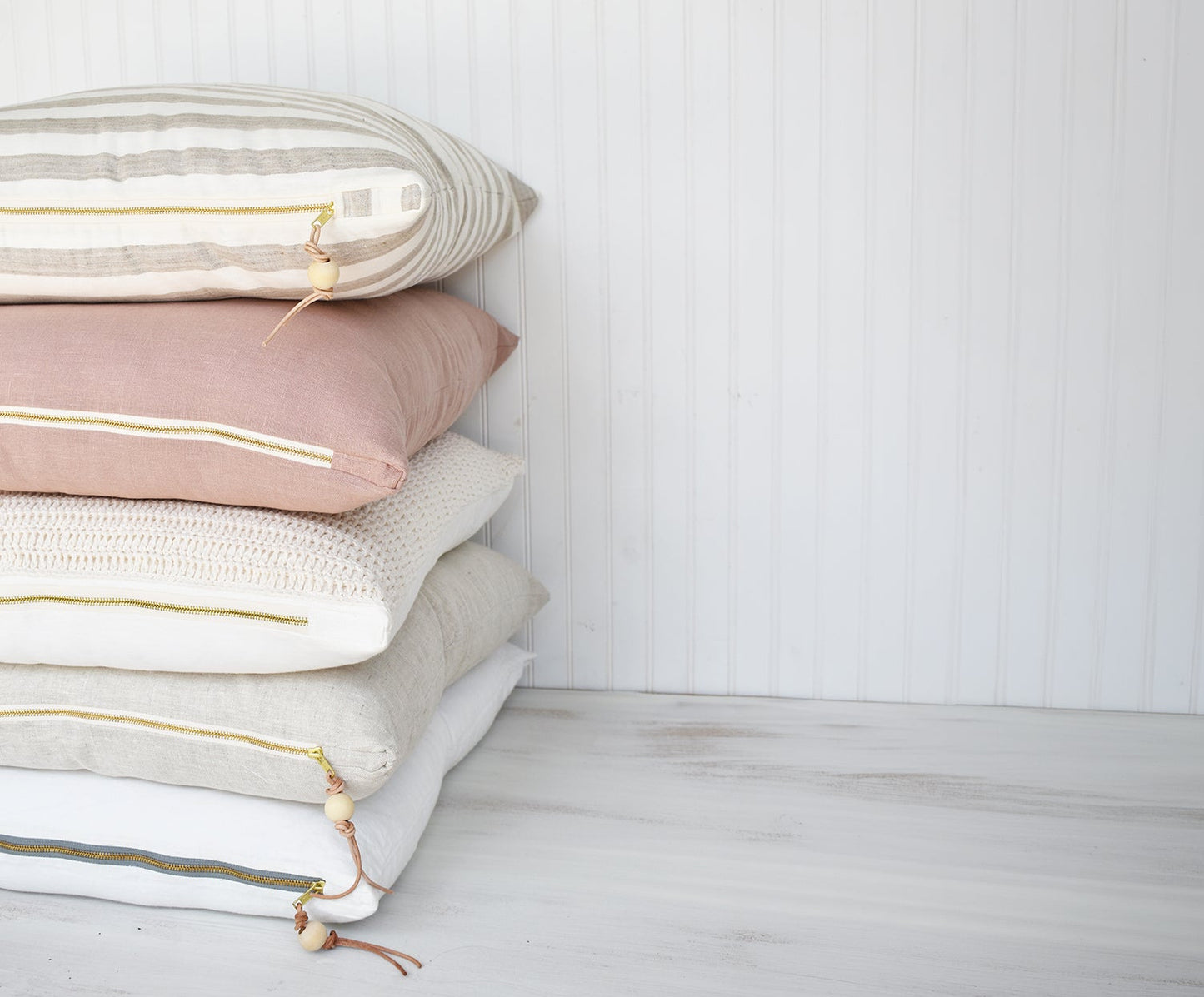 Pure Stripes Linen Floor Pillow