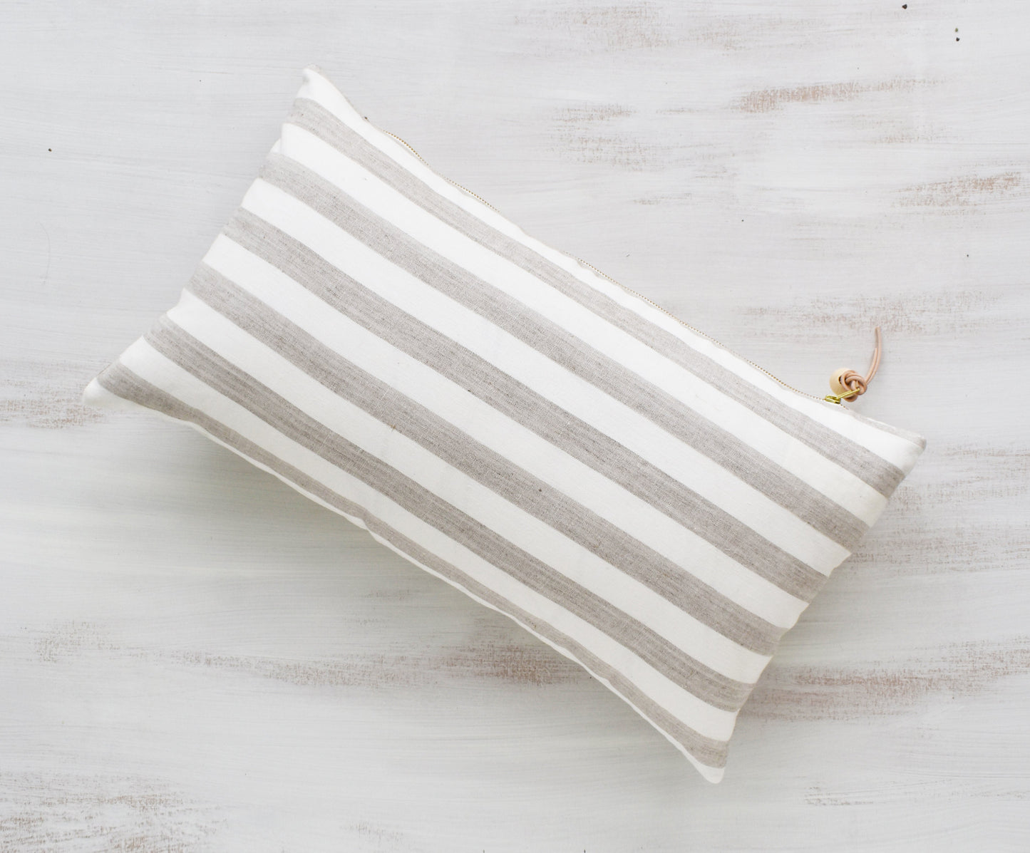 Pure Stripes Linen Floor Pillow
