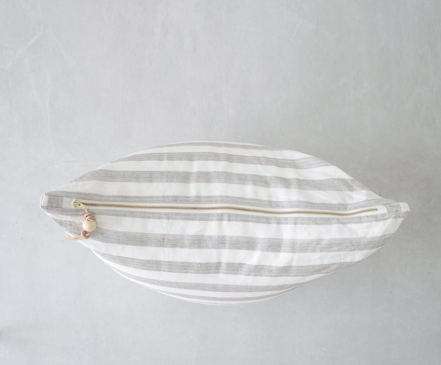 Pure Stripes- Linen Floor Pillow - celina mancurti - pillow - Cover + Insert - -Family-friendly pillow