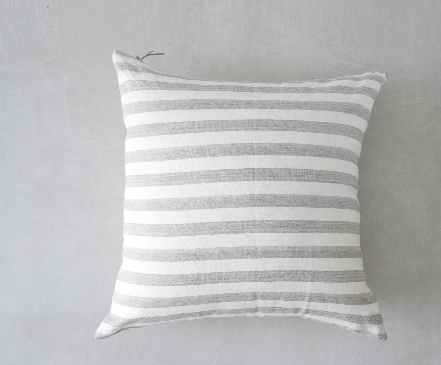 Pure Stripes- Linen Floor Pillow - celina mancurti - pillow - Cover + Insert - -Family-friendly pillow