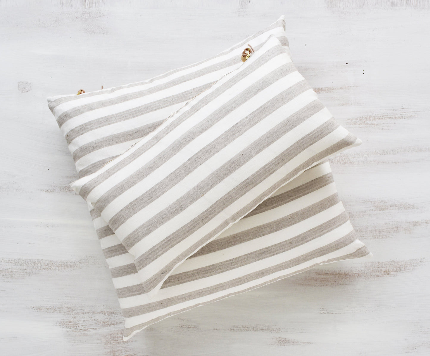 Pure Stripes Linen Floor Pillow
