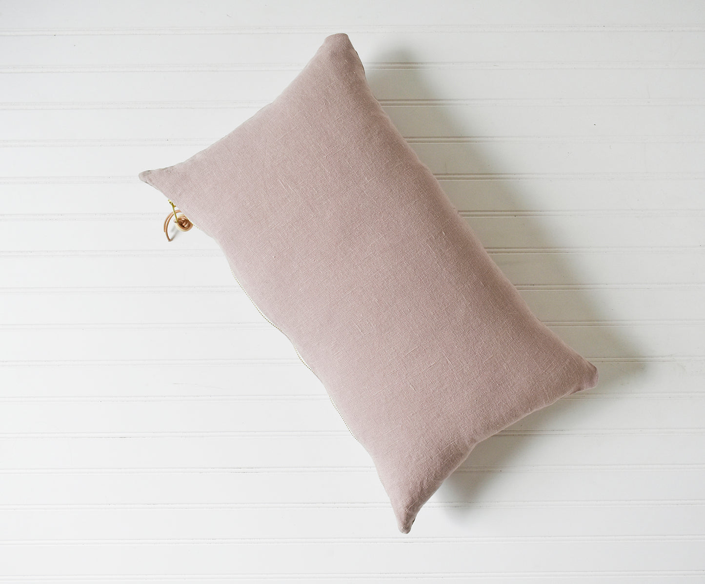 Shadow Rose Washed Linen Pillow