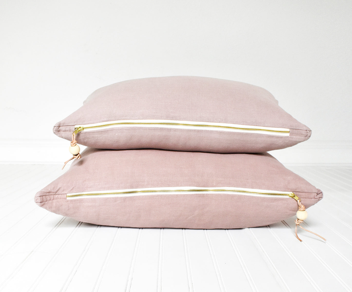 Shadow Rose Washed Linen Pillow