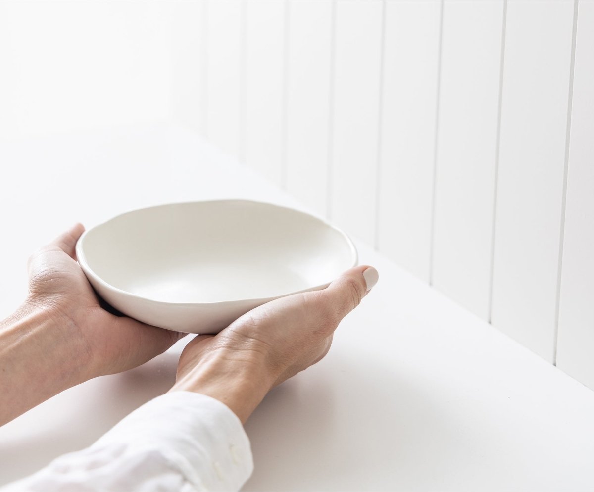 The Imperfect Plate- HandMade - celina mancurti - plates - -porcelain