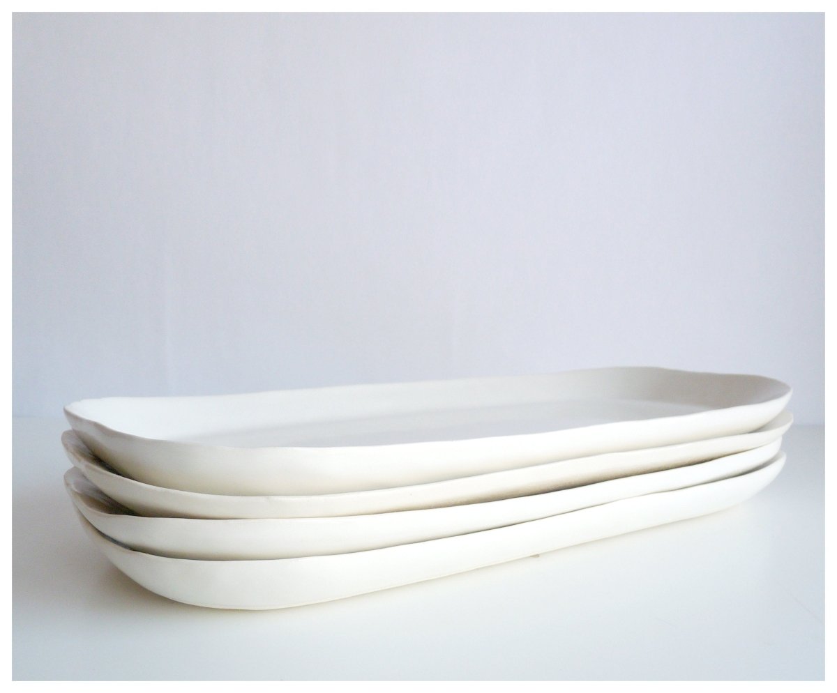 The Imperfect Platter- HandMade - celina mancurti - Serving platter - -porcelain serving platter
