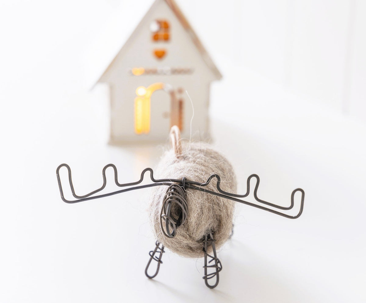 Tiny Reindeer Ornaments- Set of 2 - celina mancurti - Christmas Ornaments - -Pre Order Yours