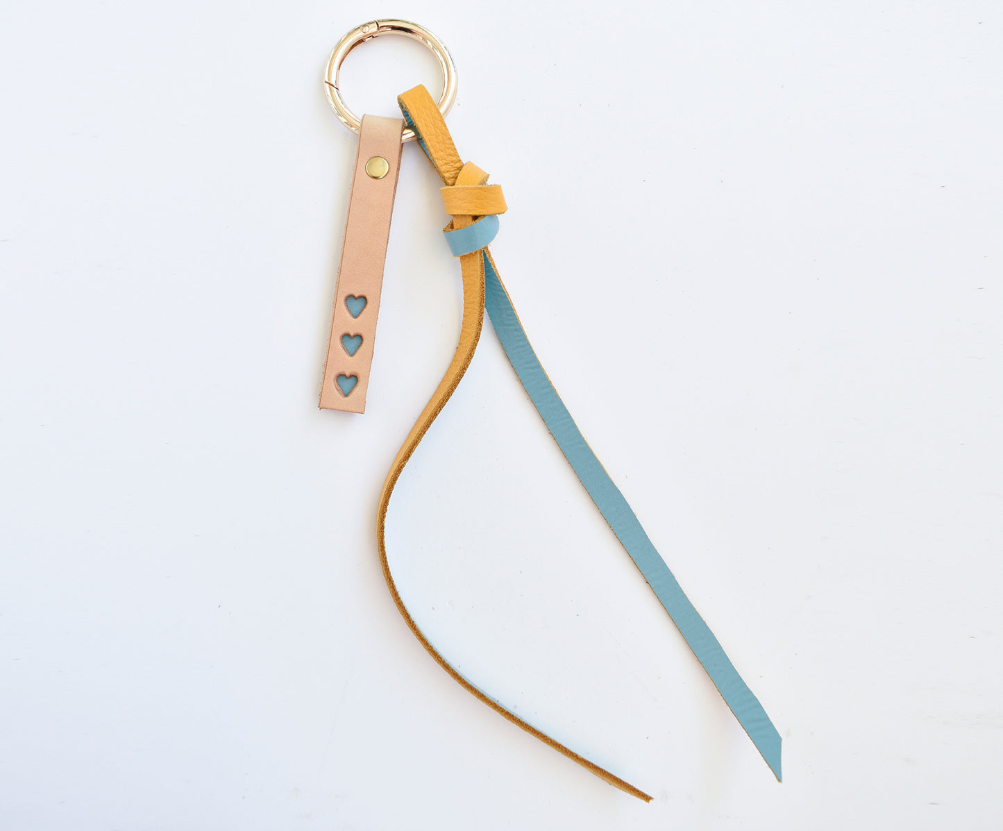 Triple Heart Keychain