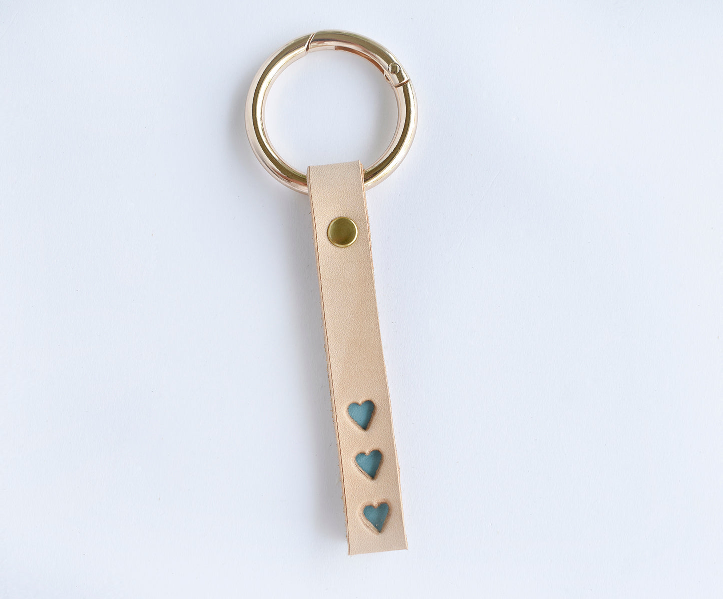 Triple Heart Keychain