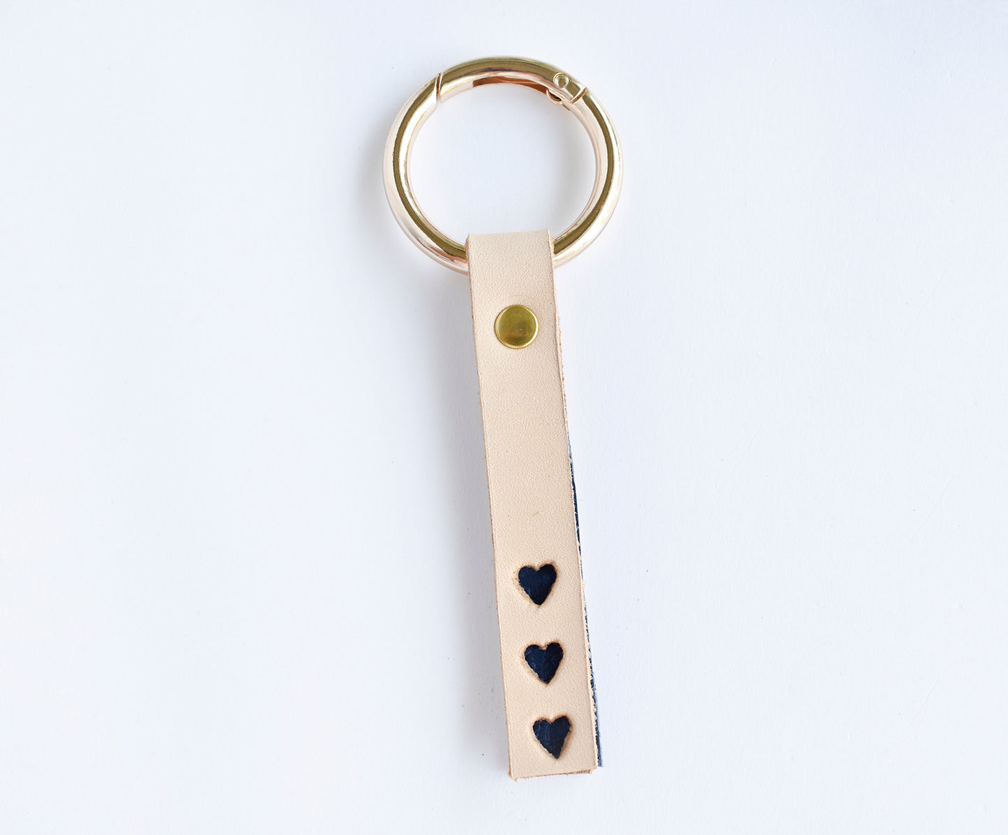 Triple Heart Keychain