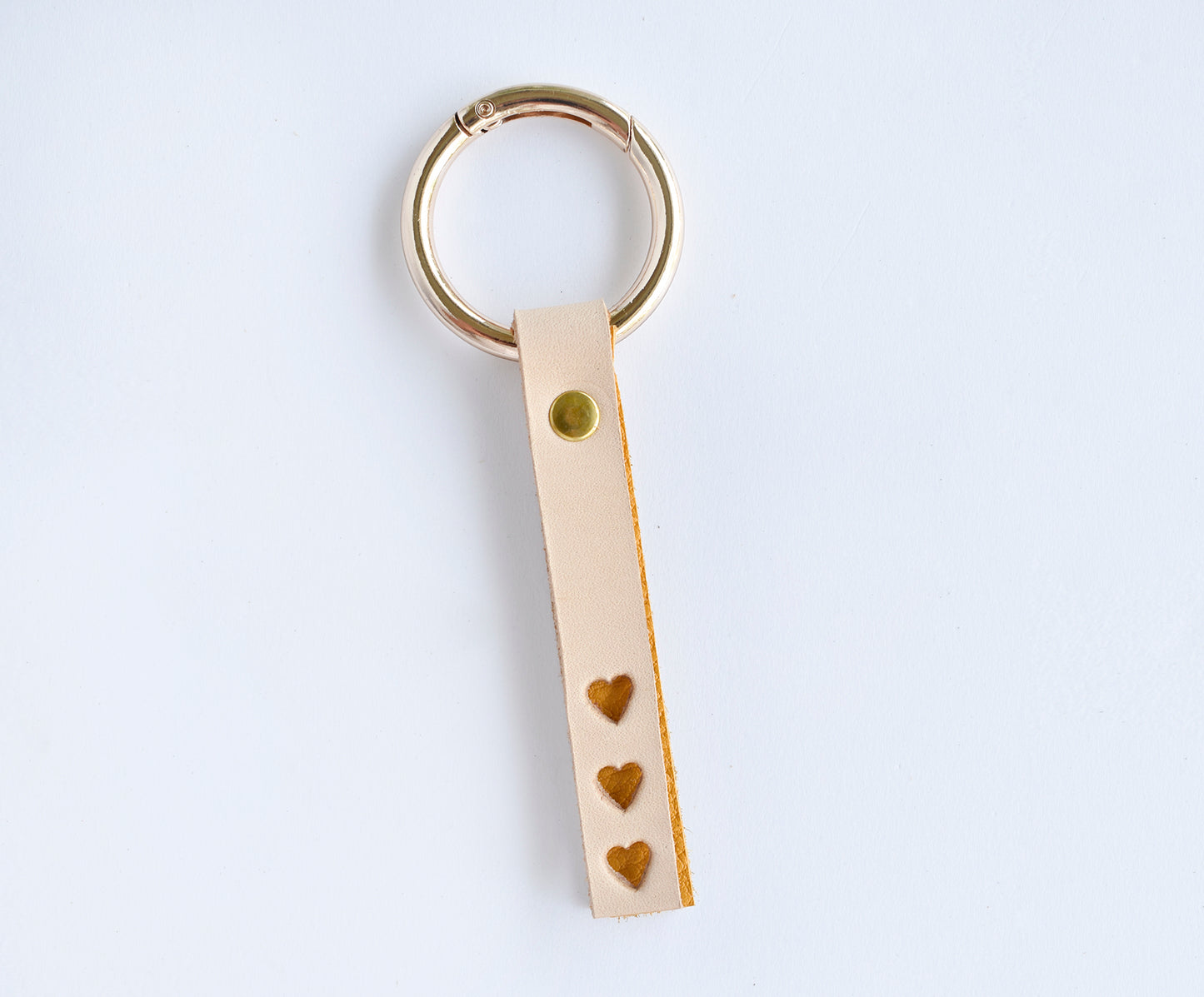 Triple Heart Keychain