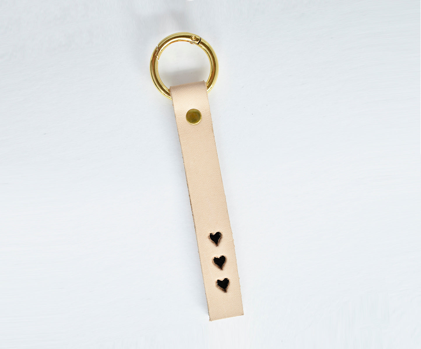 Triple Heart Keychain