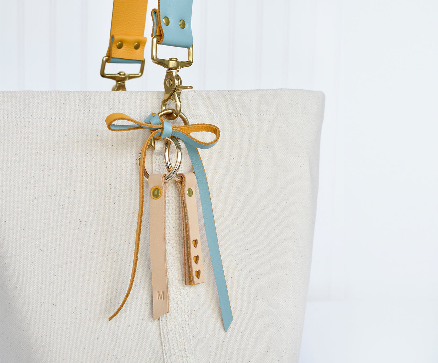 Triple Heart Keychain