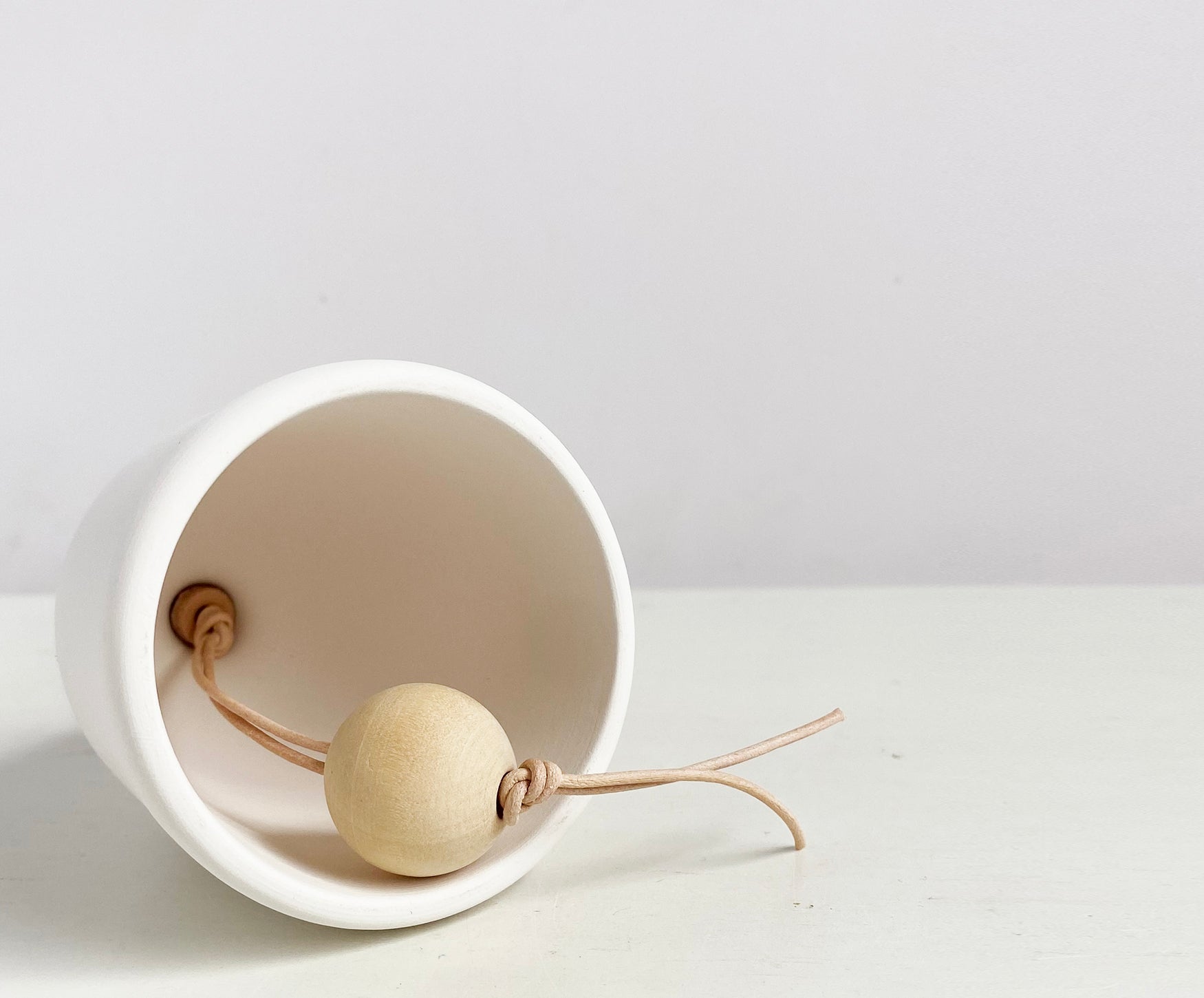 White Bell Ornament - celina mancurti - Christmas Ornaments - -celina mancurti