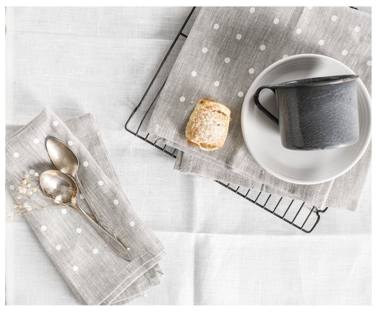 Mini Tassels Linen Napkins - set of 2 – celina mancurti